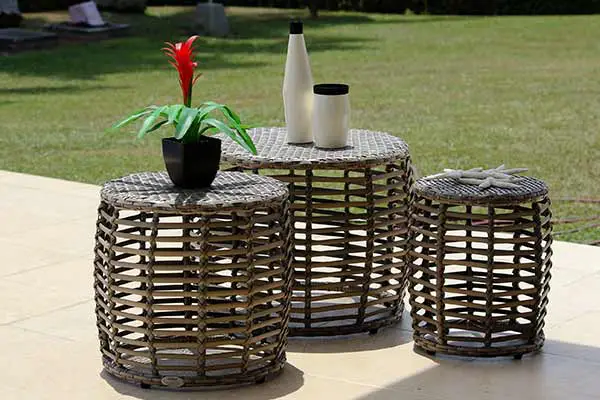 Set de mesas auxiliares Pattaya